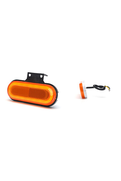 WAS Lampa Gabarit Led 1420 W198. 12V-24V. Pozitie Portocaliu Cu Semnalizare