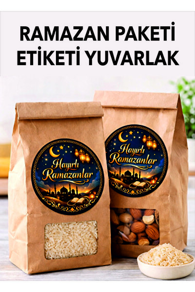 Göktuğ Hediyelik Hayırlı Ramazanlar Cami Etiket, Ramazan Süsleme, Hediye, Pak...