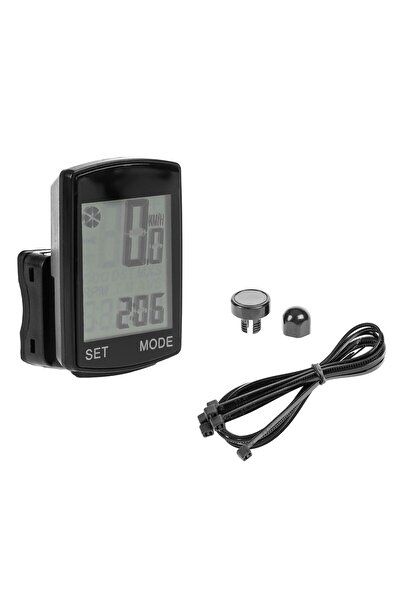 OEM Wireless Speedometer for Bicycle Black Waterproof with 14 Functions