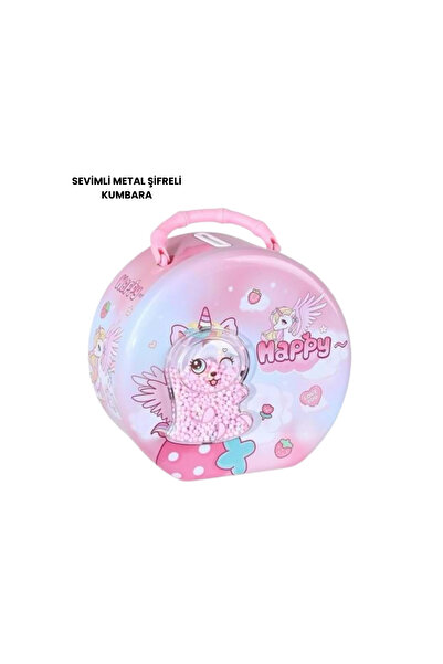 MegaSepet ŞİFRELİ KUMBARA PEMBE