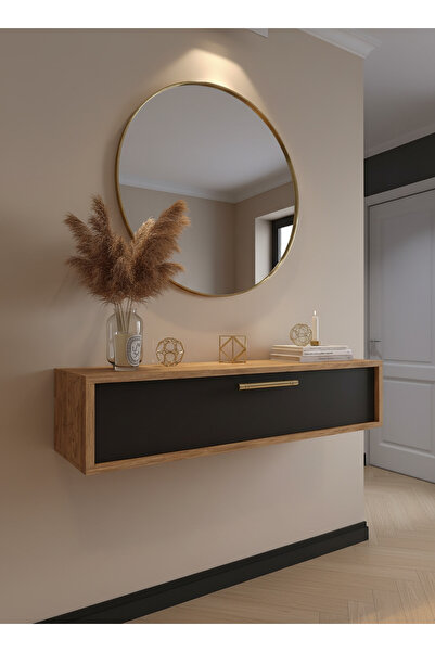 online fırsat mutlu ol mutlu kal Resital Dresuar Çam Antrasit Gold - Modern D...