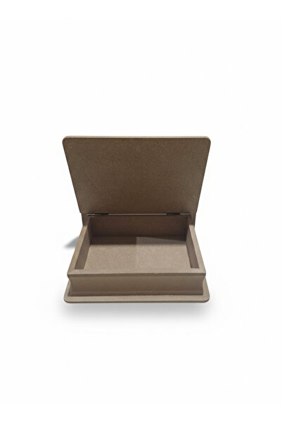 cnc dekorasyon صندوق كتب خشبي صغير من MDF خام وقابل للطلاء ودهان الأكريليك