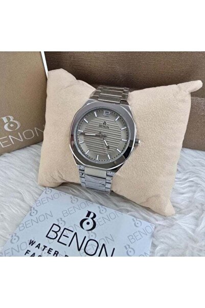 benon Penon Men's Waterproof Watch with Gray Dial