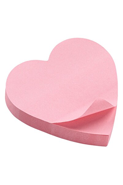 OEM Notite Adezive Inima Roz 7x7cm - 120F