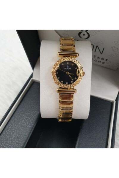 benon Women's Steel Watch with Zircon Stones