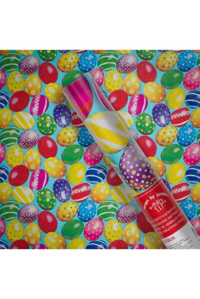 OEM Hartie Ambalat Cadouri Oua Colorate de Paste 150x70cm