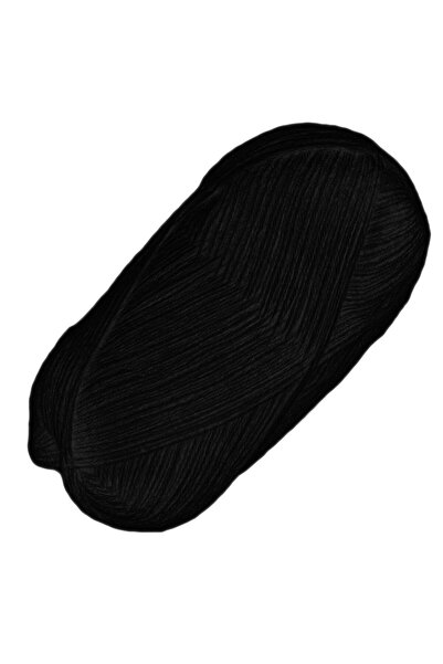 OEM Fir de Tricotat Negru 80% Acrilic 20% Lana 100gr