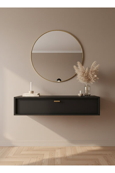 online fırsat mutlu ol mutlu kal Resital Dresuar Antrasit Gold - Modern Duvar...