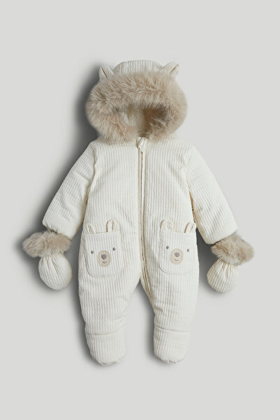 MOTHERCARE Unisex Ayıcıklı Astronot Tulumu-Kayak Tulumu