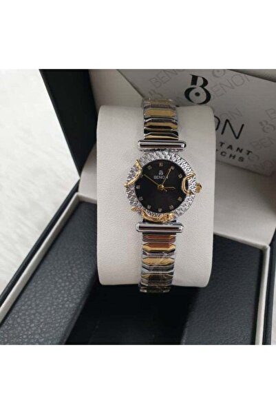 benon Women's Steel Watch with Zircon Stones