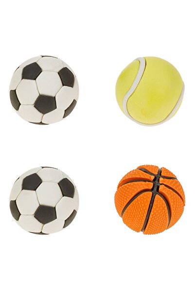 OEM Eraser with 3D Pattern in the Shape of Balls 2.5cm - 4pcs