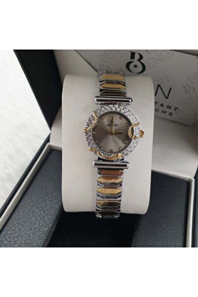 BeAgro Women's Steel Watch with Zircon Stones