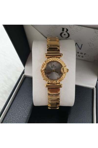 benon Women's Wristwatch with Zircon Stones