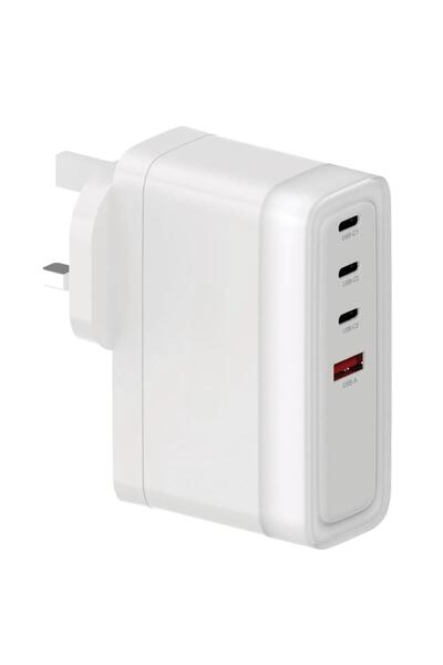 Tradeo Series 140W PD Fast Charging Adapter | 3 USB-C + 1 USB-A Power Charger