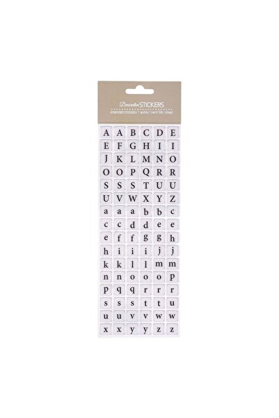 OEM Alphabet Stickers 1.5x1.5cm - 96pcs
