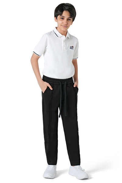 SilverStone بنطلون ولادي مريح يومي كاجوال خصر مطاطي