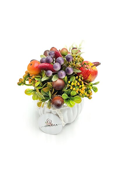 OEM Decorative Arrangement in Ceramic Pot, Rich Autumn