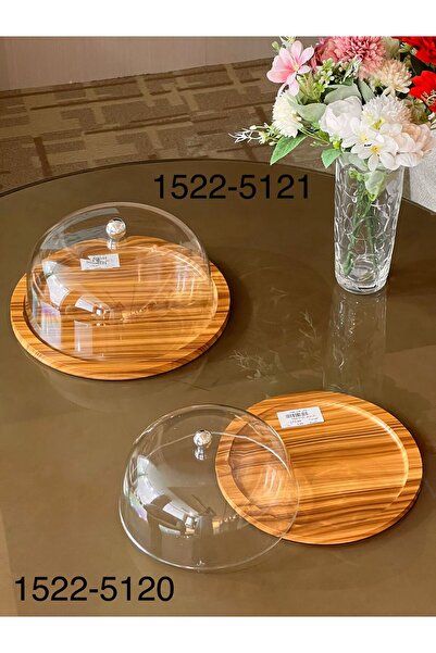 Generic A rustic wooden serving set with an acrylic lid. Or a wooden pastry a...