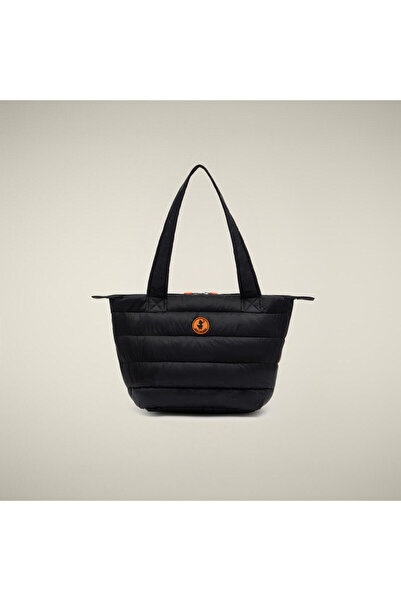 SAVE THE DUCK Unisex Küçük Boy Shopper Çanta Siyah - Cary