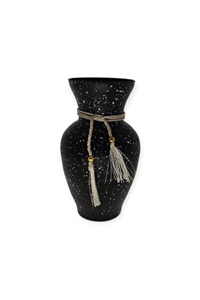 Glass Bowling Vase SG Black 20 cm
