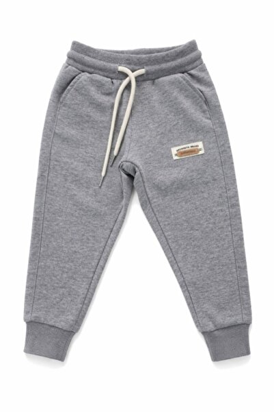 Pure Boutique Warm cotton children's sweatpants with unisex elastic drawstring