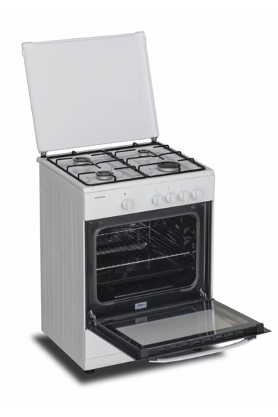 Heinner HFSC-SME60WH STOVE, GAS, 4 BURNERS, HOB AND OVEN SAFETY DEVICE, 60 CM...