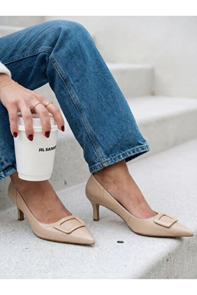 I Love Shoes Finrel Stiletto Nude Rugan Toka Detaylı