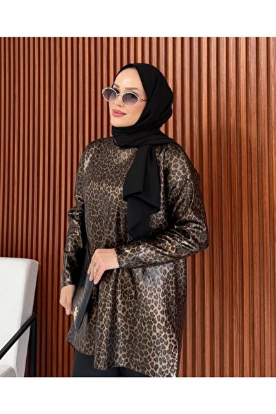 HA STORE LEOPAR VARAKLI TUNİK