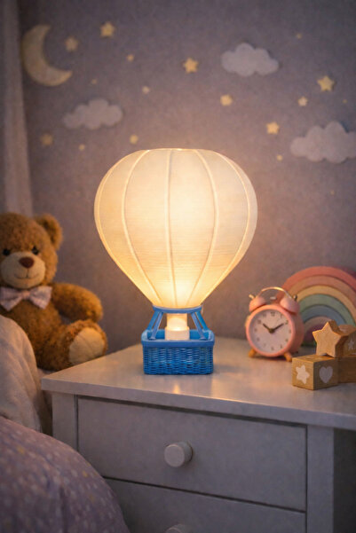 Atsutech Çocuk Odası Kapadokya Sıcak Hava Balonu Gece Lambası | Masa Lambası ...