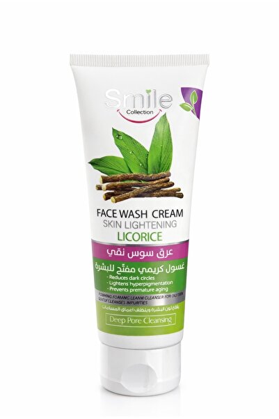 SMILE غسول كريمي مفتح للبشرة بعرق السوس من سمايل 100 مل