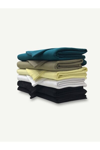 Yiğit Kumaş Ribanalı Şardonlu 3 İplik Kumaş Seti, Boyları 100-110 cm arası 6 ...