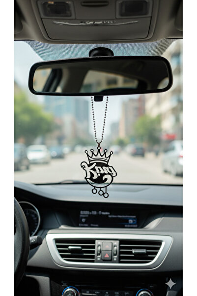 TRM Araba Süsü Metal Kral Tacı Dikiz Aynası Süsü Hediyelik