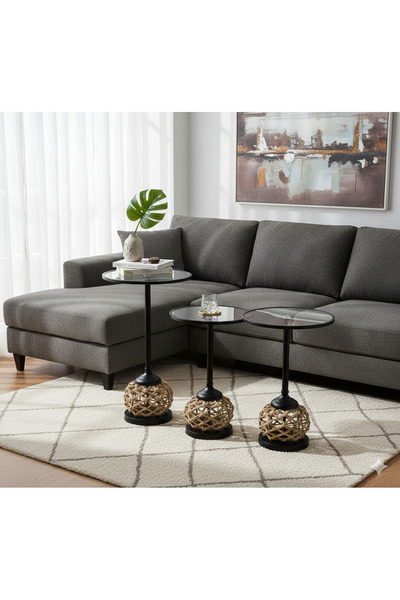 SADANHOME Tiered table set: The artistic touch your room is missing, 3 pieces