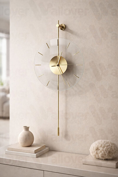 Wallover Design Büyük Boy İnfinty Gold/Gold Tamperli Camlı (KIRILMAZ) Sessiz ...