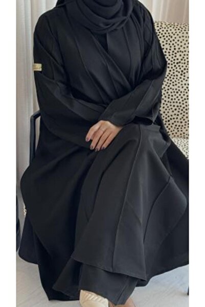 DanDar Linen abaya - double-layered - flared, size 54