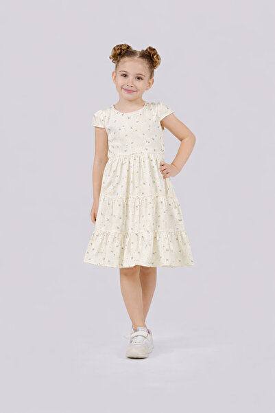Cremix Girl's Floral Dress