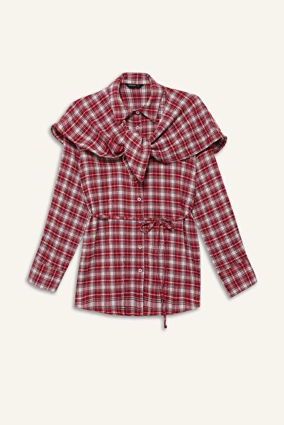 DeFacto Checkered Waffle Textured Tunic G8348Ax26Sp