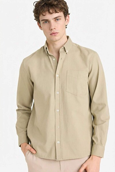 DeFacto Cămașă din Gabardină cu croială Regular Fit F1261AX26SP