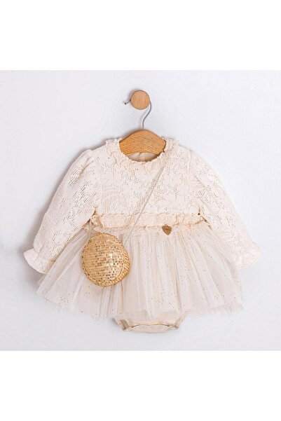 ministok Glory Ecru Dress with Bag Accessories and Tutu Skirt