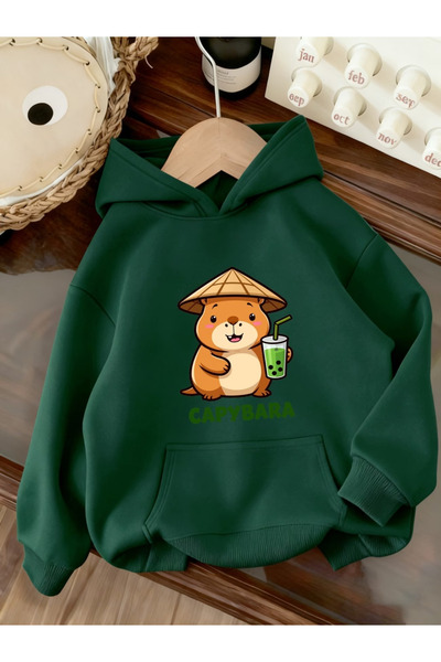 Flow touch Unisex Ayi Printed Sweatshirt Black