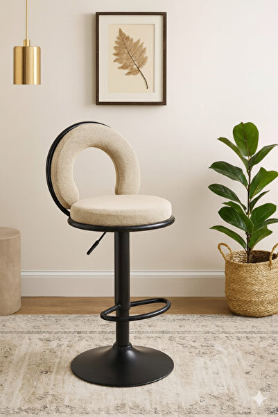 SADANHOME كرسي بار بستم قابل للتعديل مع مسند للقدمين - كرسي دوار عصري , كرسي ...