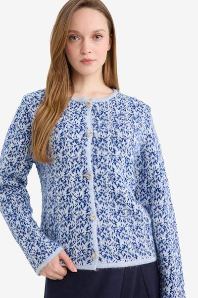 DeFacto Regular Fit Knitwear Cardigan G7632Ax26Sp