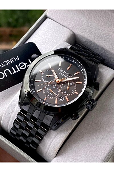 Ferrucci Functional Men's Wristwatch Steel Cord Waterproof 2 Year Warranty Or...
