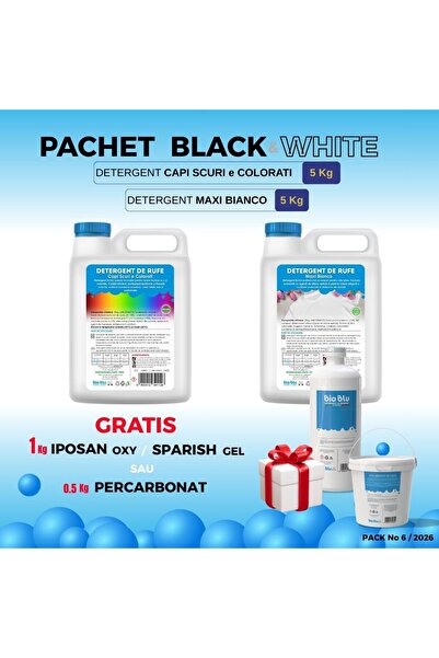 Bio Blu Pachet Alb-Negru – 10 kg + 🎁