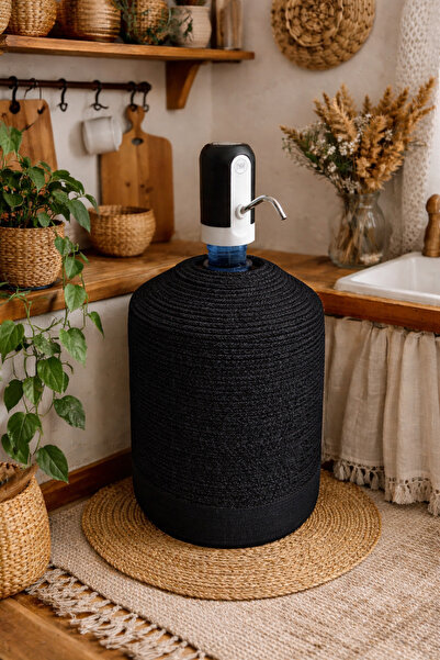 Mastella Jüt Halat Damacana Kılıfı | Doğal Jüt Görünümlü Modern Dekoratif (Si...