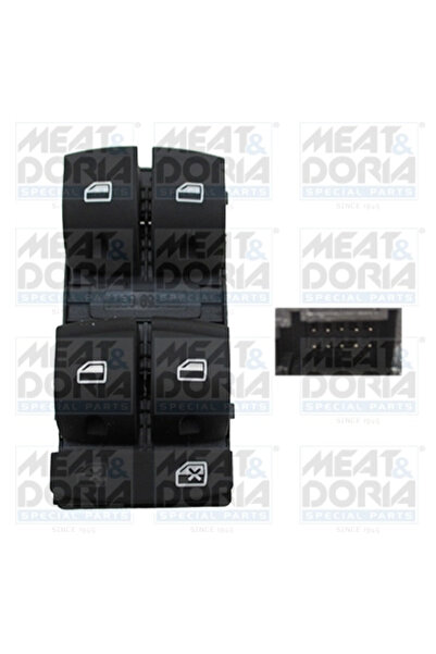 MEATDORIA Comutator Macara Geam Fata Stanga Audi A3/A6 Allroad C6/A6 C6