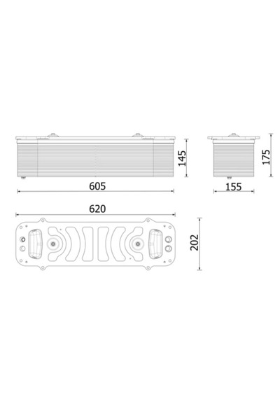 MAHLE Compresor intercooler Man Tga/Tgx 1/Tgx 2 Neoplan Cityliner 2/Tourliner 1
