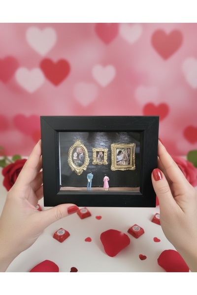 Öğretmenden MÜZE ÇERÇEVE IŞIKLI KİŞİYE ÖZEL FOTOĞTAFLI