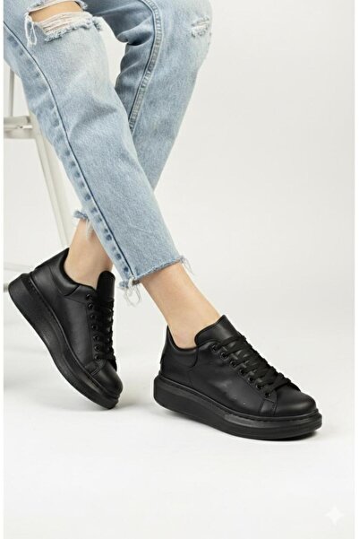 Saks Gardrop Pantofi sport casual pentru femei, cu șireturi, alb-negru-albast...