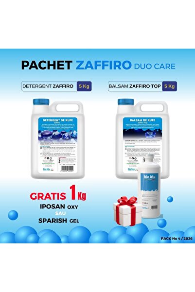 Bio Blu Pachet Zaffiro Duo Care – 10 kg + Cadou